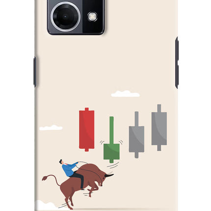 Bull Trading Momentum Oppo F21 Pro 4G Hard Case Back Cover by Casekaro