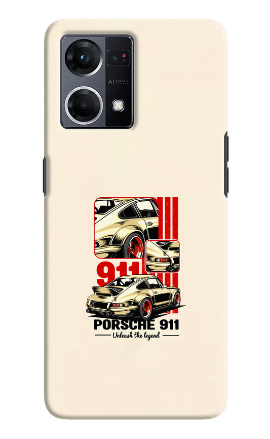 Classic Porsche 911 Oppo F21 Pro 4G Hard Case Back Cover by Casekaro