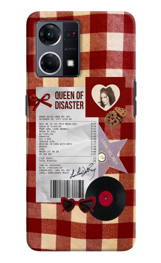 Queen of Disaster Oppo F21 Pro 4G Hard Case Back Cover by Casekaro