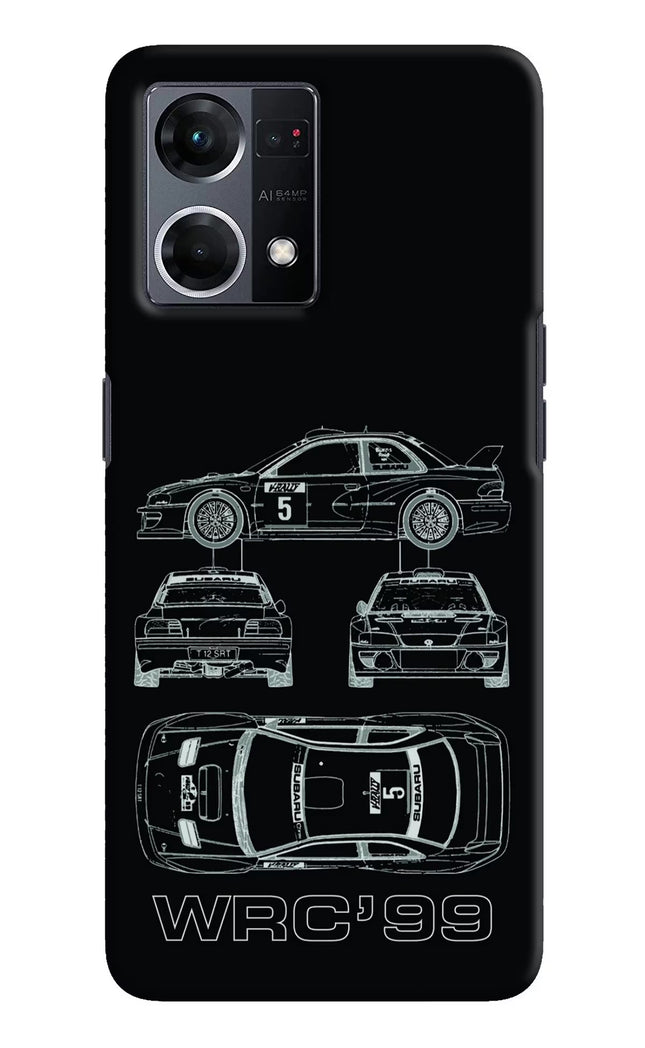 WRC'99 Oppo F21 Pro 4G Hard Case Back Cover by Casekaro