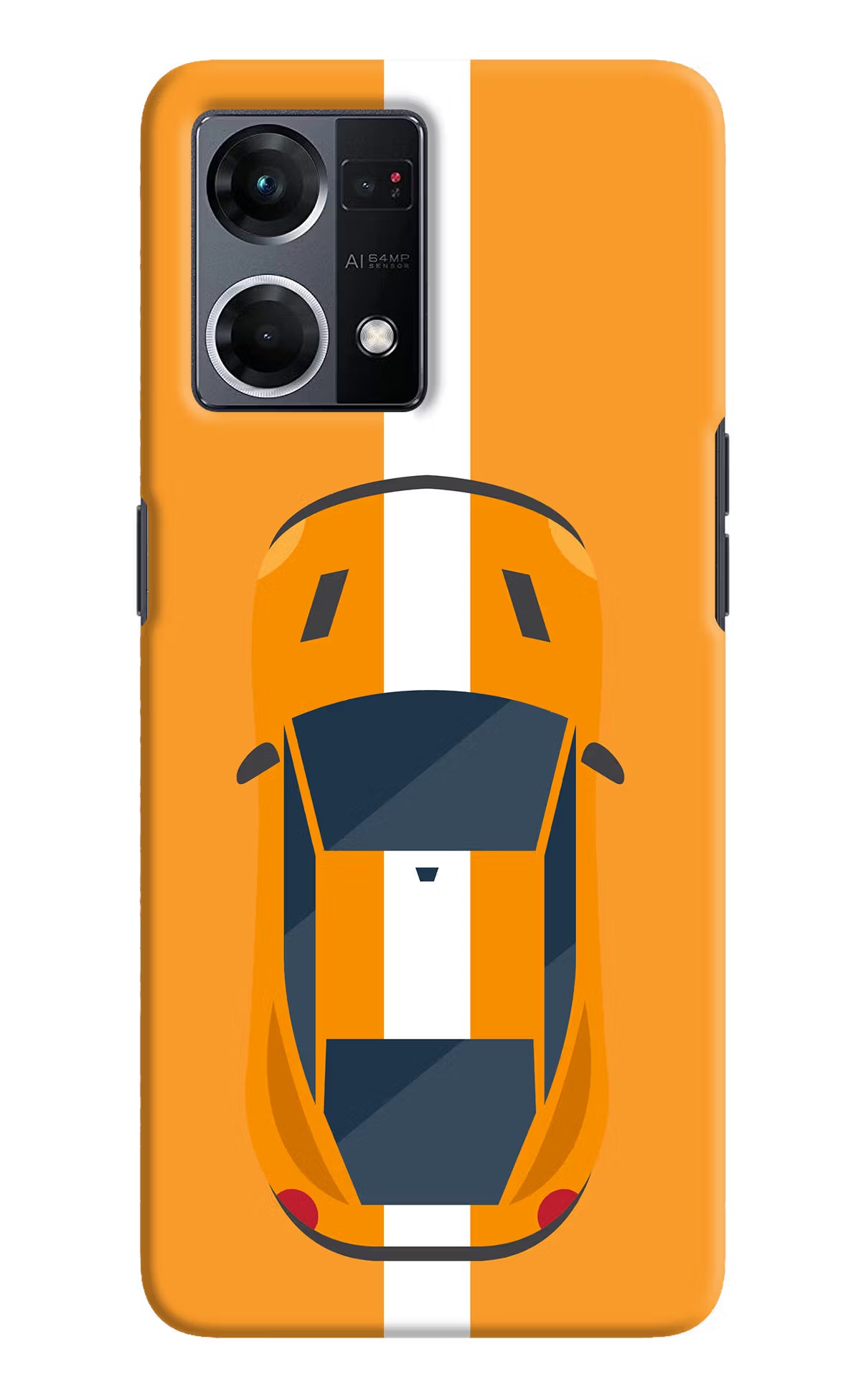 Highway Pursuit Oppo F21 Pro 4G Hard Case Back Cover by Casekaro