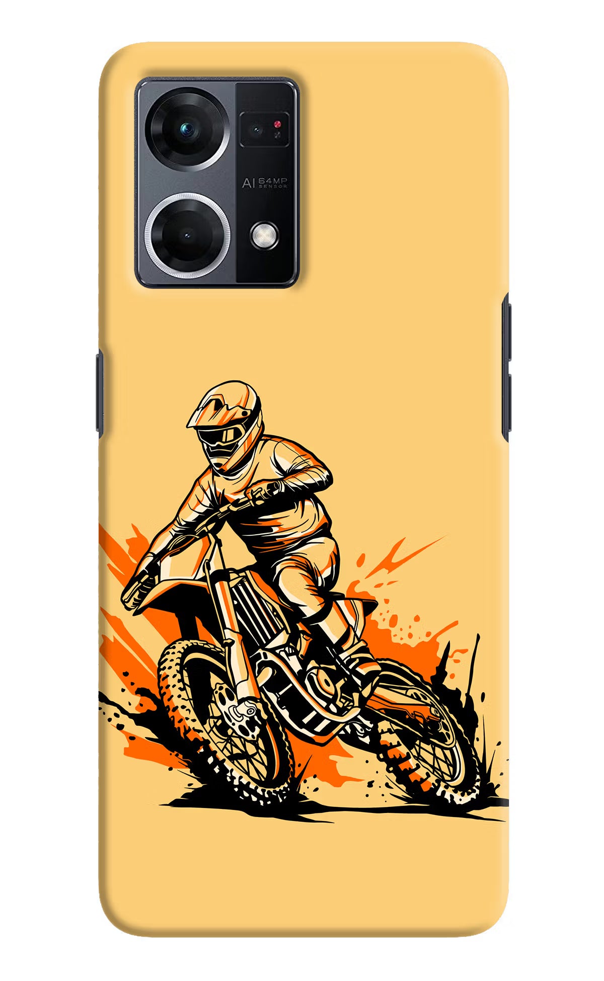 Off-Road Fury Oppo F21 Pro 4G Hard Case Back Cover by Casekaro
