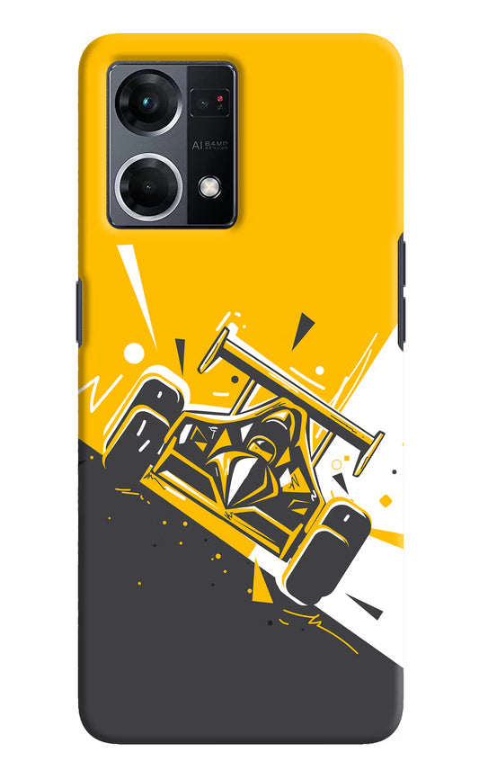 Track King Oppo F21 Pro 4G Hard Case Back Cover by Casekaro
