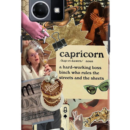 Capricorn Zodiac Oppo F21 Pro 4G Hard Case Back Cover by Casekaro