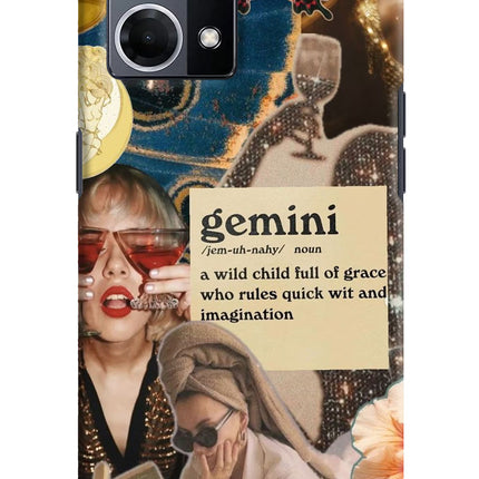 Gemini Zodiac Oppo F21 Pro 4G Hard Case Back Cover by Casekaro
