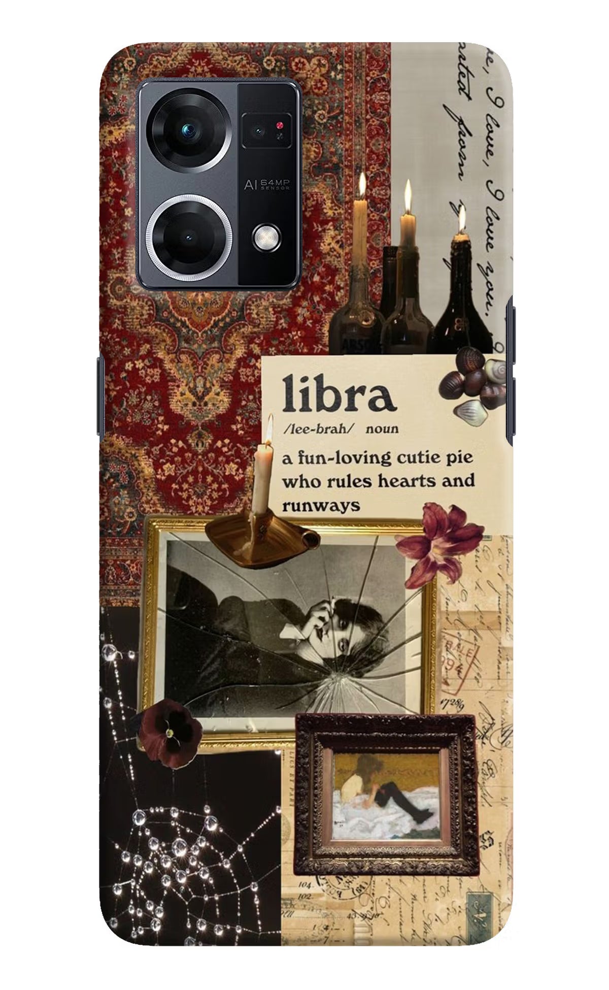 Libra Zodiac Oppo F21 Pro 4G Hard Case Back Cover by Casekaro