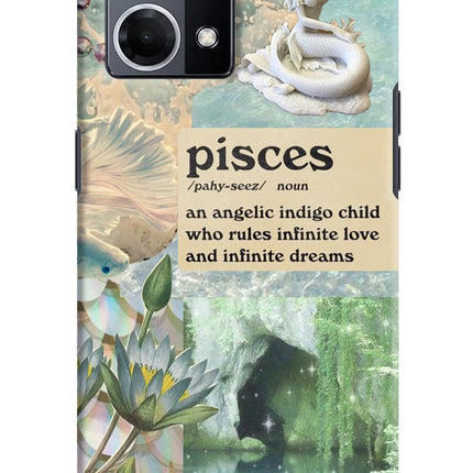 Pisces Zodiac Oppo F21 Pro 4G Hard Case Back Cover by Casekaro