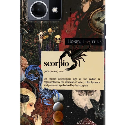 Scorpio Zodiac Oppo F21 Pro 4G Hard Case Back Cover by Casekaro