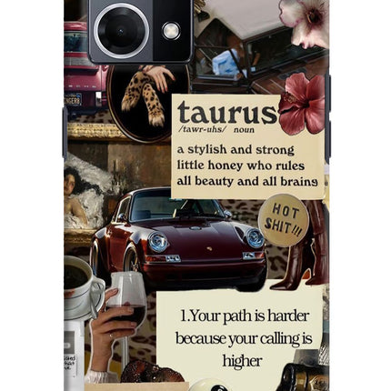 Taurus Zodiac Oppo F21 Pro 4G Hard Case Back Cover by Casekaro
