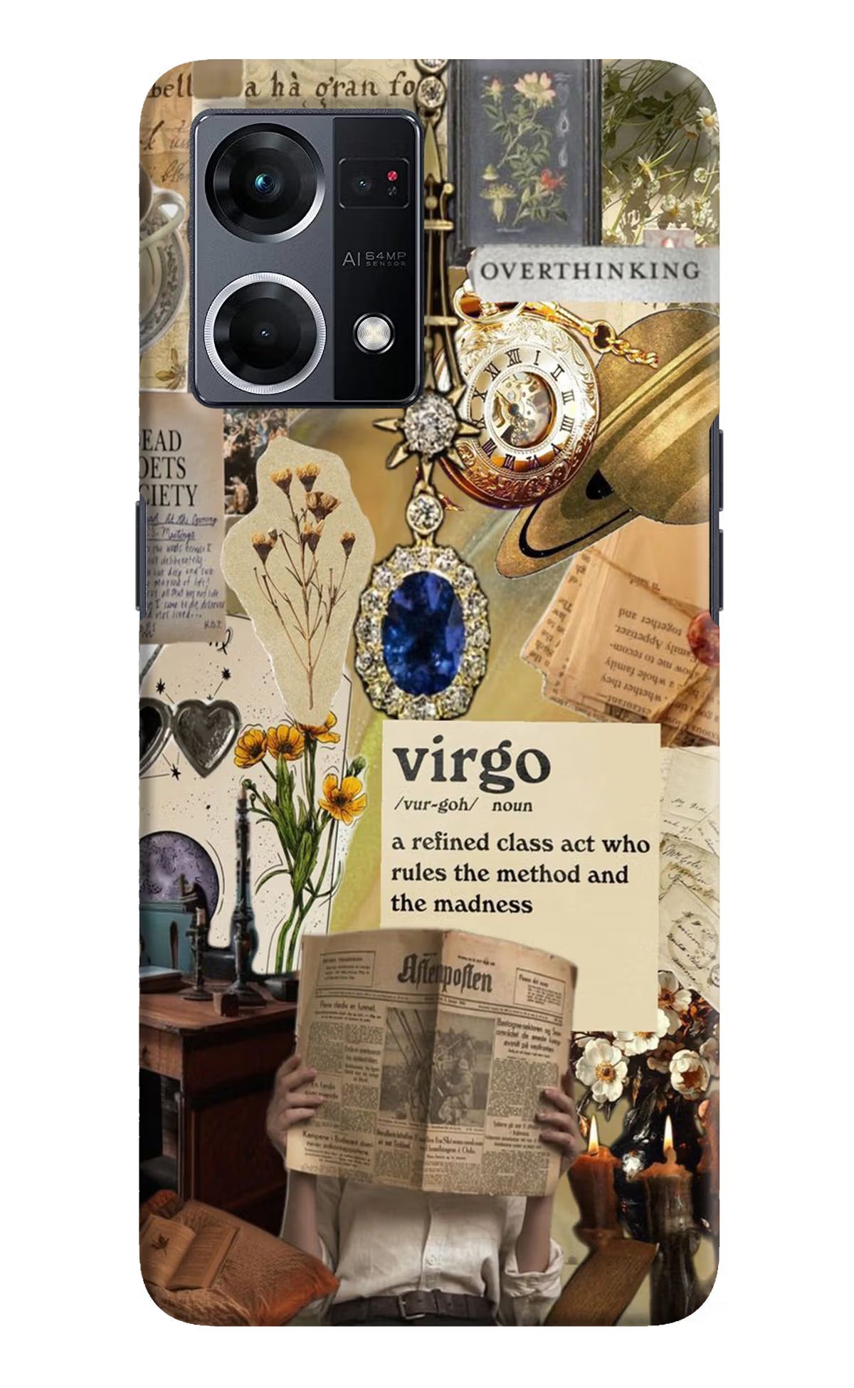 Virgo Zodiac Oppo F21 Pro 4G Hard Case Back Cover by Casekaro