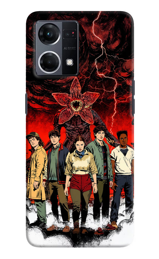 Ordinary Things Characters Oppo F21 Pro 4G Hard Case Back Cover by Casekaro