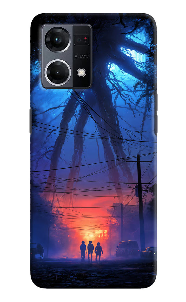 Ordinary Things Shadow Oppo F21 Pro 4G Hard Case Back Cover by Casekaro