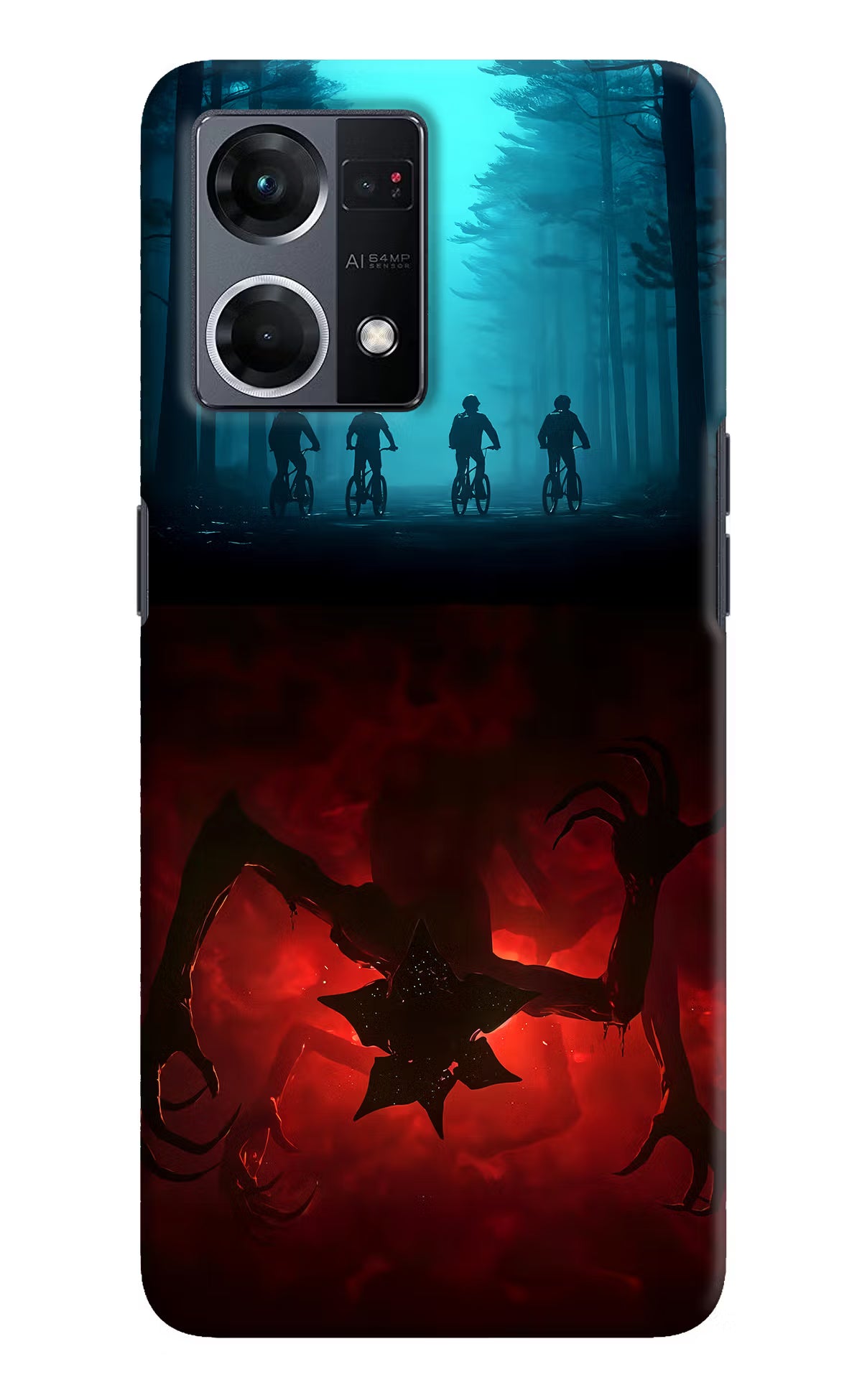 Ordinary Things Downside Up Oppo F21 Pro 4G Hard Case Back Cover by Casekaro