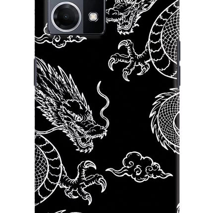 Twin Dragons Oppo F21 Pro 4G Hard Case Back Cover by Casekaro