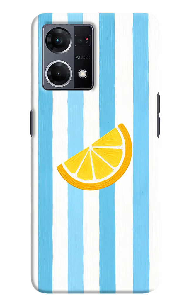 Summer Lemon Oppo F21 Pro 4G Hard Case Back Cover by Casekaro