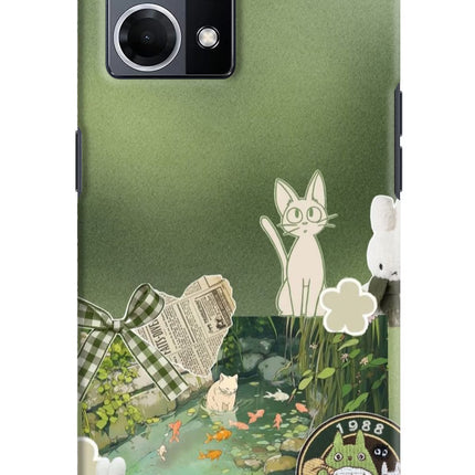 Aesthetic anime Oppo F21 Pro 4G Hard Case Back Cover by Casekaro