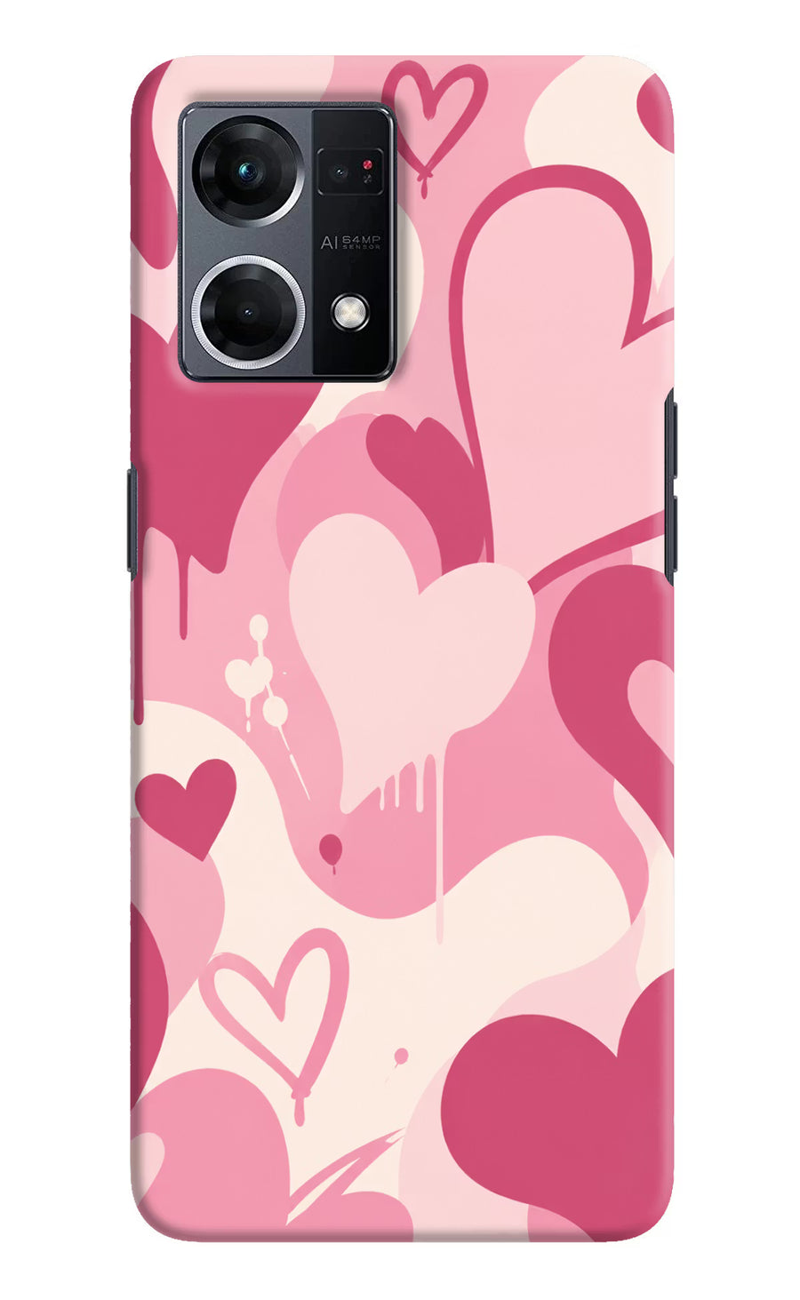 Hearty case Oppo F21 Pro 4G Back Cover, Hard case