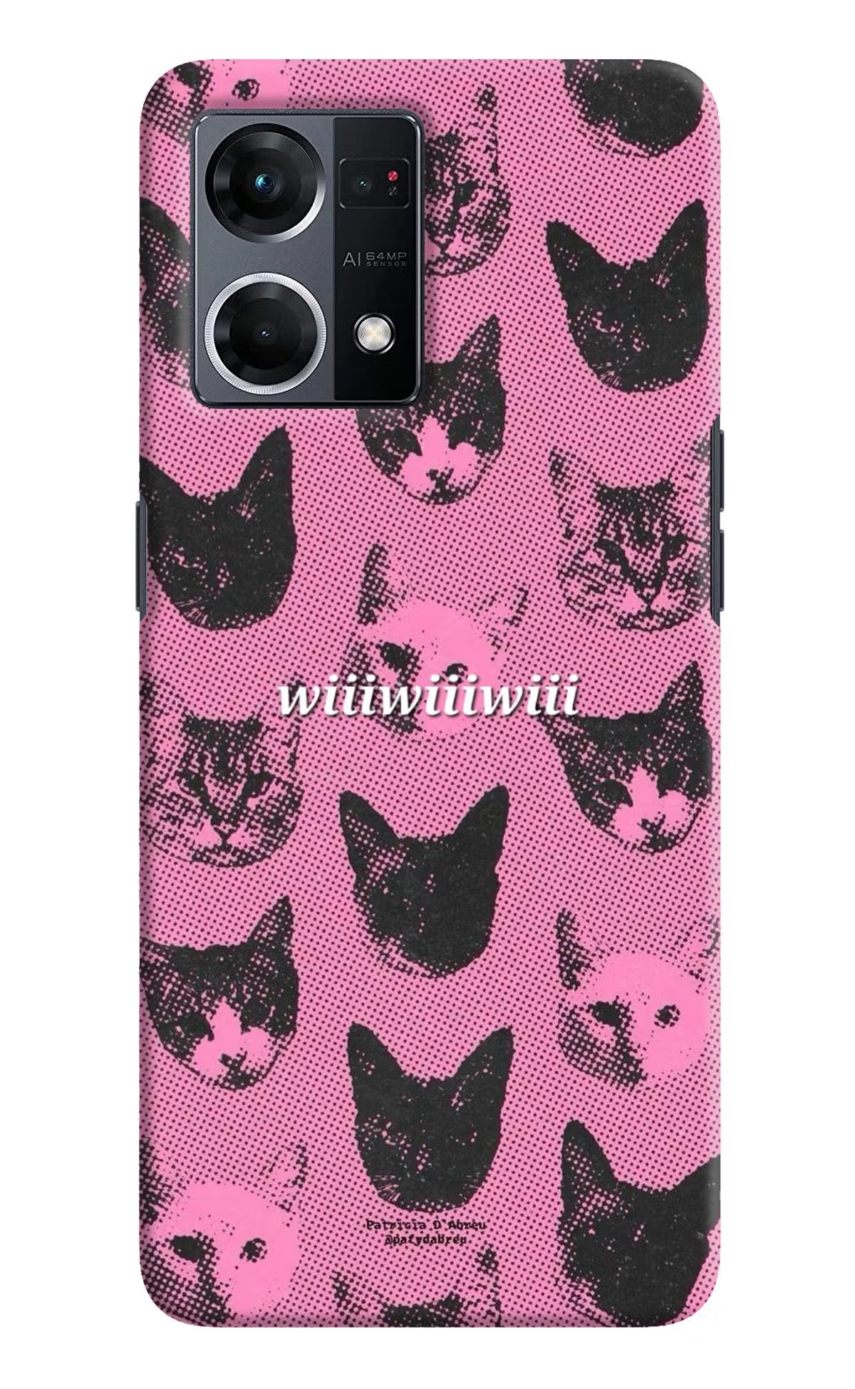 Pink Cats Oppo F21 Pro 4G Back Cover