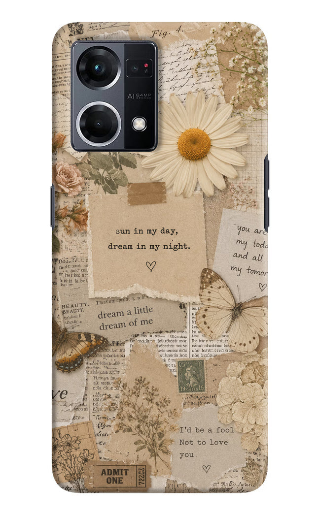 Vintage case Oppo F21 Pro 4G Hard Case Back Cover by Casekaro