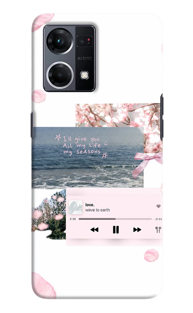 Wave to earth Oppo F21 Pro 4G Hard Case Back Cover by Casekaro