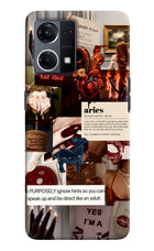 Zodiac Aries Oppo F21 Pro 4G Hard Case Back Cover by Casekaro