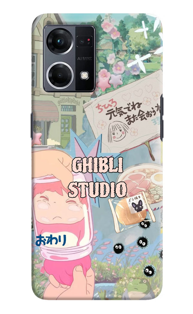 Studio Ghibli Oppo F21 Pro 4G Hard Case Back Cover by Casekaro