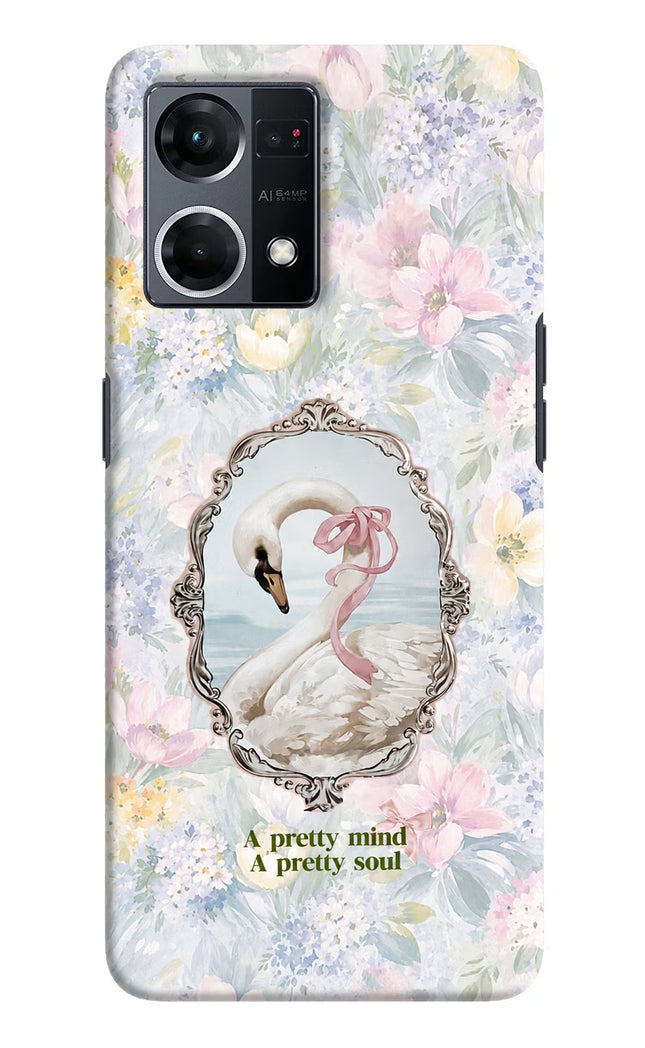 Pretty Mind Pretty Soul Oppo F21 Pro 4G Hard Case Back Cover by Casekaro
