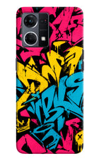 Graffiti Vibe Oppo F21 Pro 4G Hard Case Back Cover by Casekaro