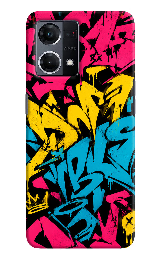 Graffiti Vibe Oppo F21 Pro 4G Hard Case Back Cover by Casekaro