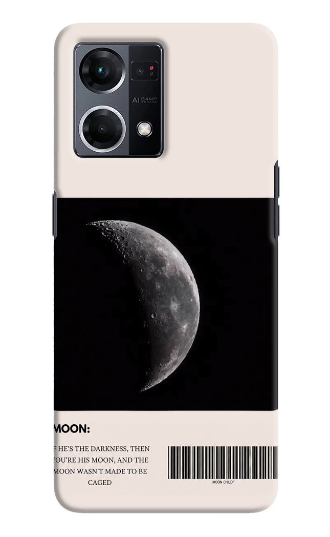 Moon Phase Oppo F21 Pro 4G Hard Case Back Cover by Casekaro