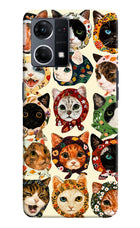 Cool Cat Oppo F21 Pro 4G Hard Case Back Cover by Casekaro