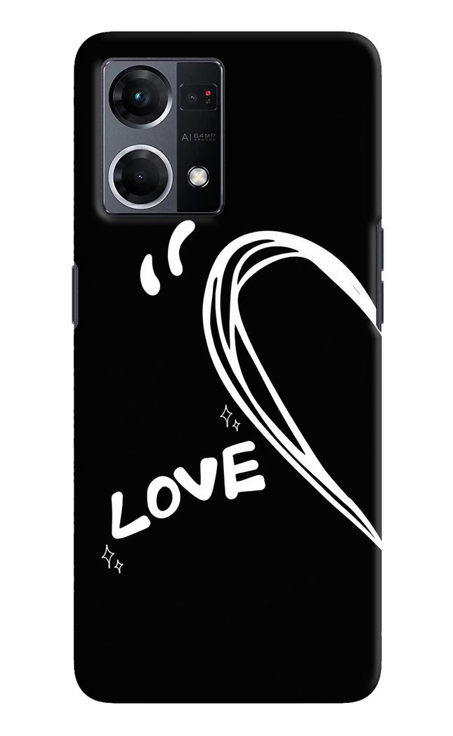 Love Line Oppo F21 Pro 4G Hard Case Back Cover by Casekaro