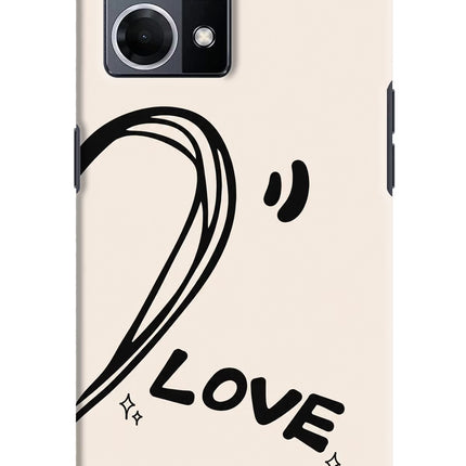 Soul Line Oppo F21 Pro 4G Hard Case Back Cover by Casekaro