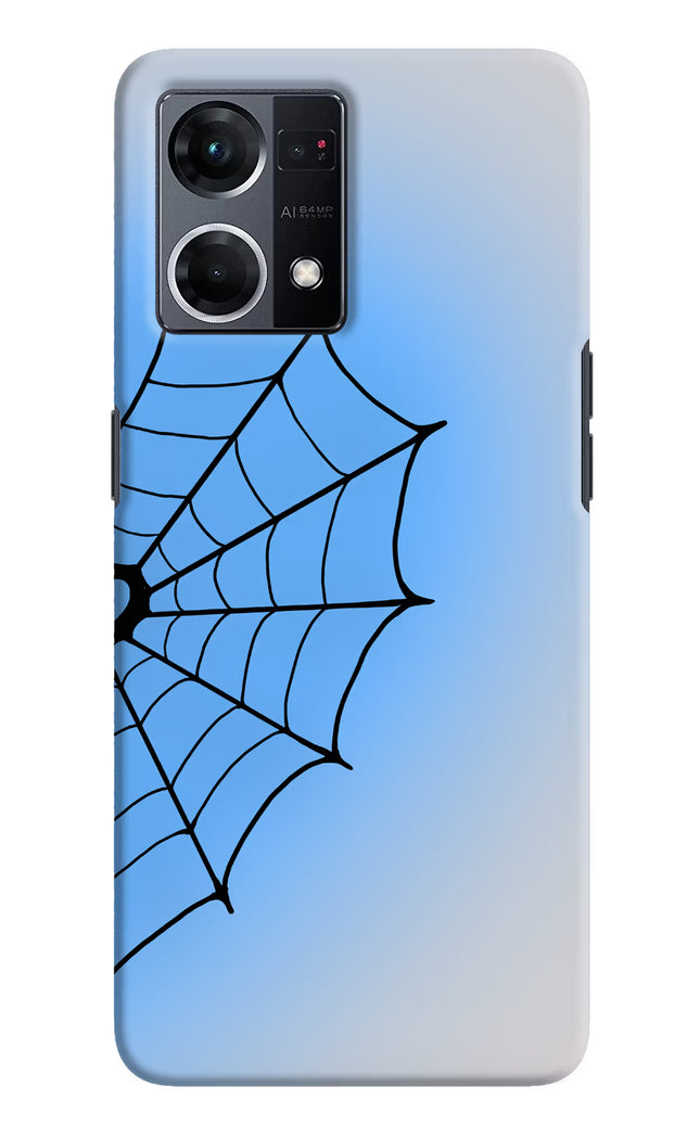 Blue Web Oppo F21 Pro 4G Hard Case Back Cover by Casekaro