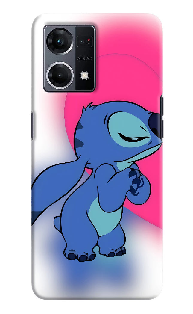Stitch Hug Oppo F21 Pro 4G Hard Case Back Cover by Casekaro