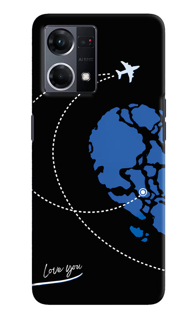 Love Orbit Oppo F21 Pro 4G Hard Case Back Cover by Casekaro