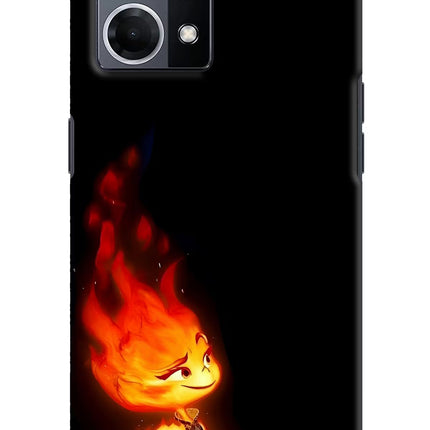 Ember Flame Oppo F21 Pro 4G Hard Case Back Cover by Casekaro