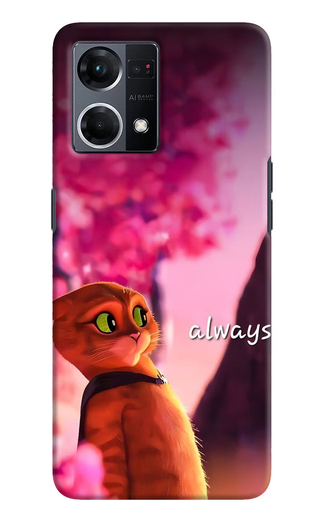 Always Cat Oppo F21 Pro 4G Hard Case Back Cover by Casekaro