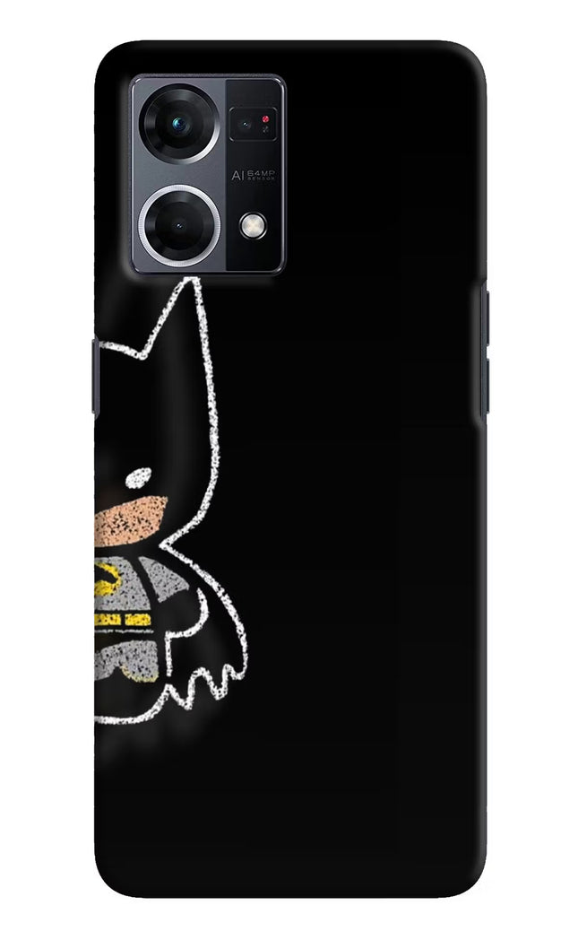 Bat Kitty Oppo F21 Pro 4G Hard Case Back Cover by Casekaro