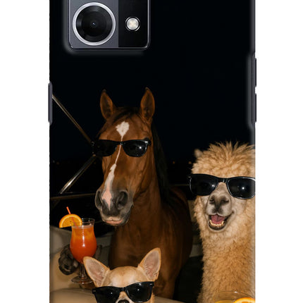 Party Squad Oppo F21 Pro 4G Hard Case Back Cover by Casekaro