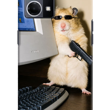 Hacker Hamster Oppo F21 Pro 4G Hard Case Back Cover by Casekaro
