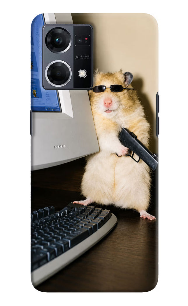 Hacker Hamster Oppo F21 Pro 4G Hard Case Back Cover by Casekaro