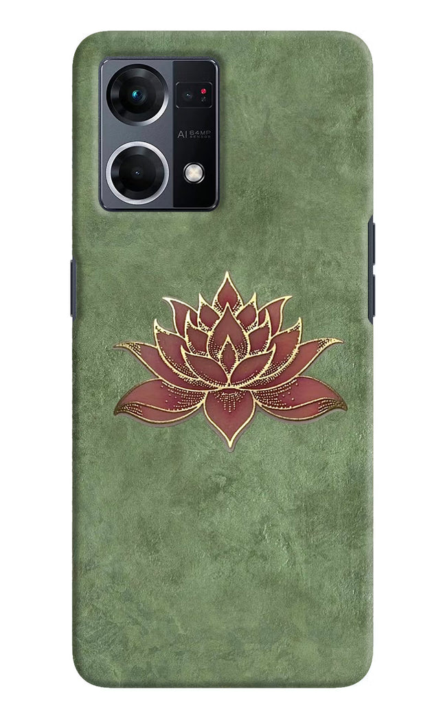 Lotus Grace Oppo F21 Pro 4G Hard Case Back Cover by Casekaro