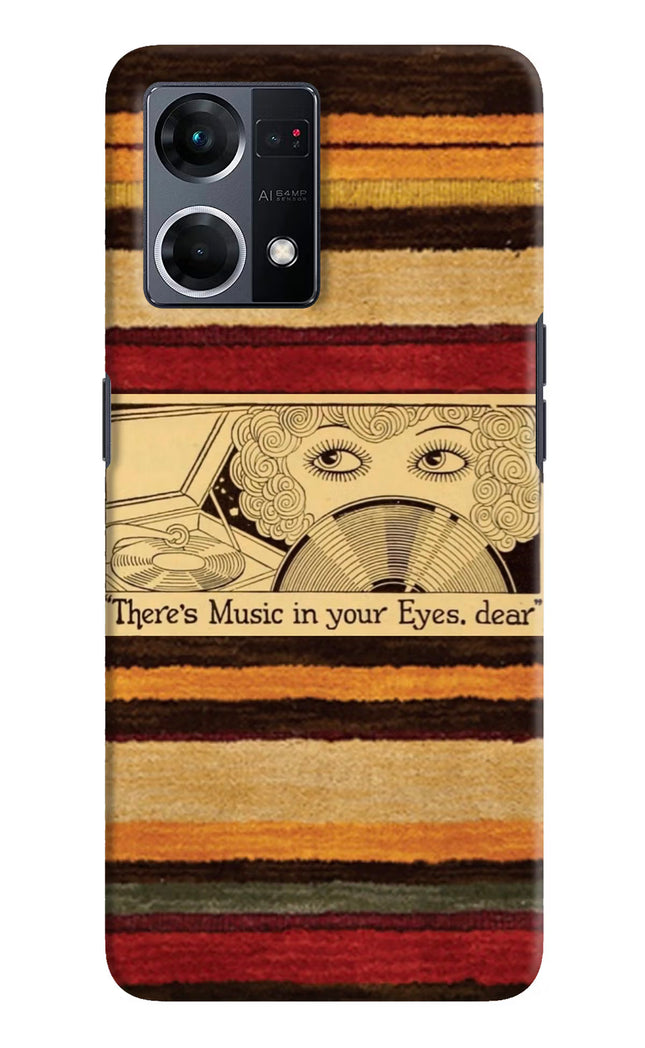 Vinyl Stripes Oppo F21 Pro 4G Hard Case Back Cover by Casekaro