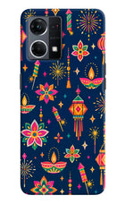 Festive Pop Oppo F21 Pro 4G Hard Case Back Cover by Casekaro