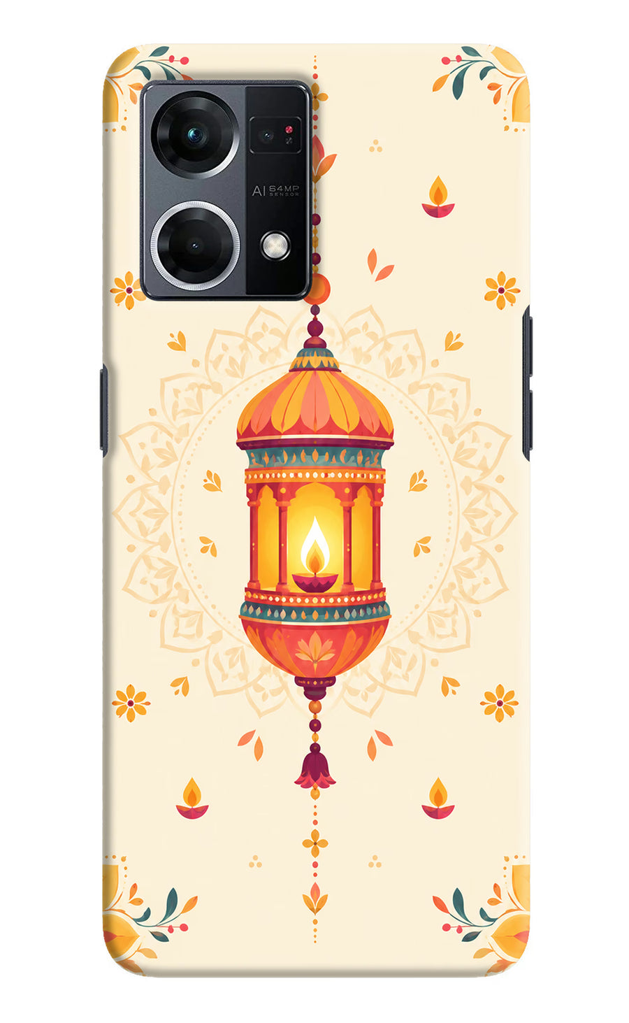 Golden Lantern Oppo F21 Pro 4G Back Cover, Hard case
