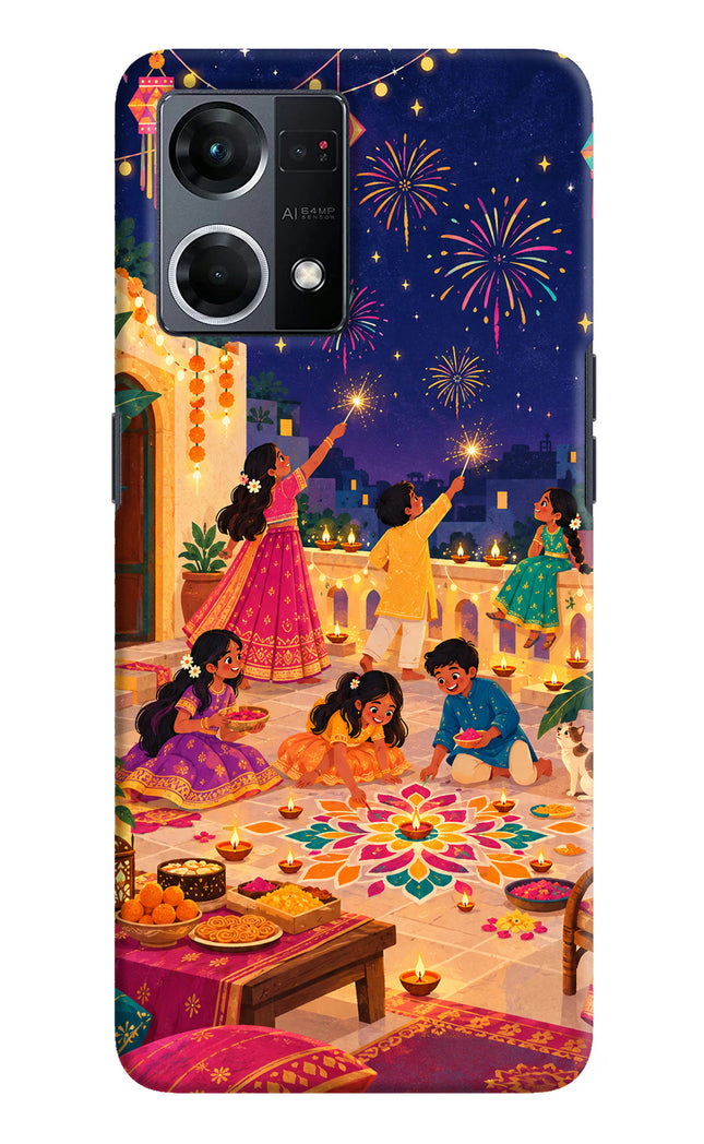 Diwali Night Oppo F21 Pro 4G Back Cover