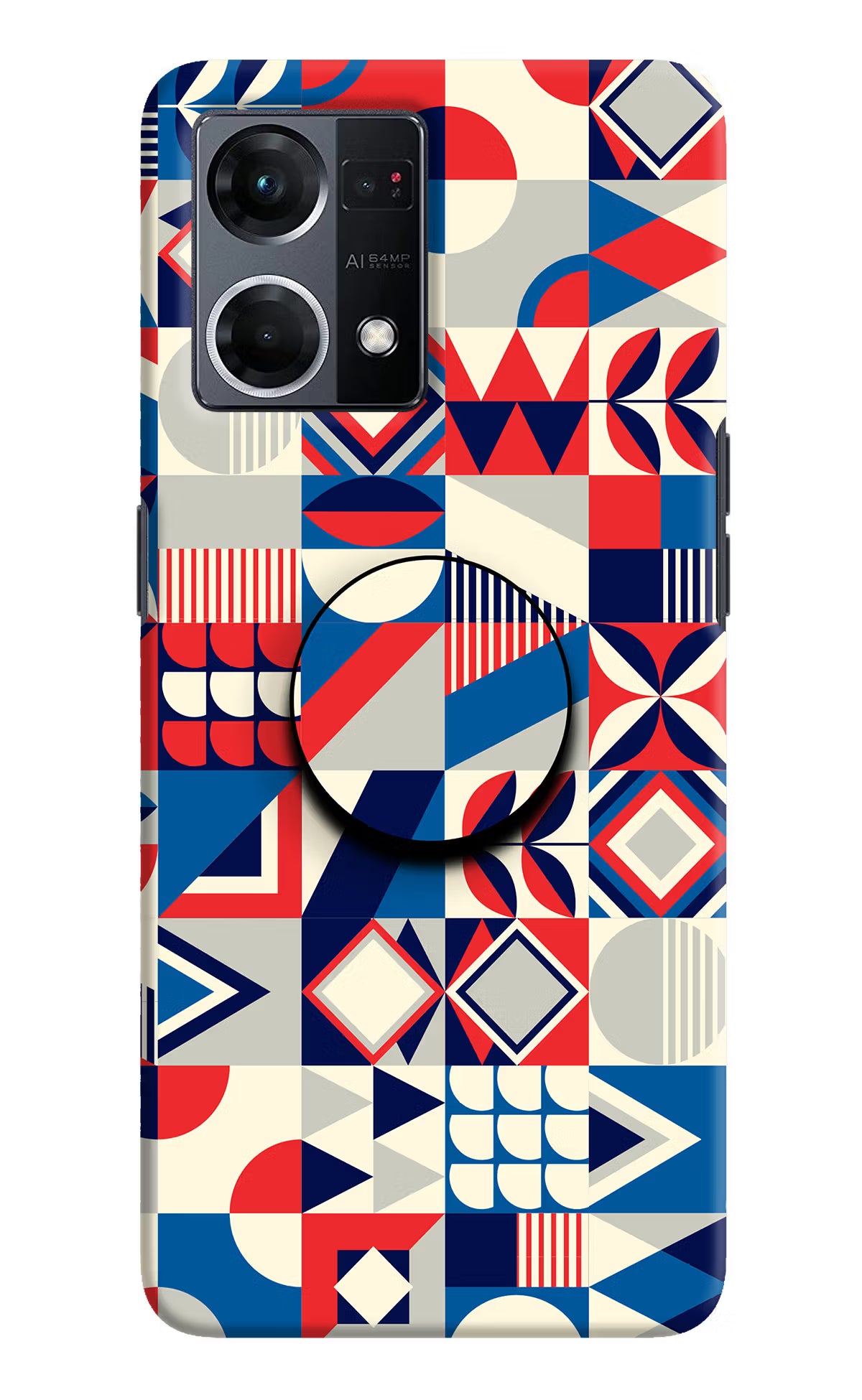 Colorful Pattern Oppo F21 Pro 4G Pop Case by Casekaro