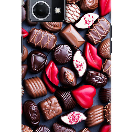 Chocolates Oppo F21 Pro 4G Pop Case by Casekaro