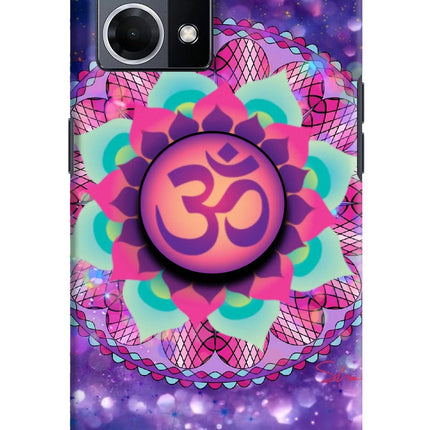 Om Purple Oppo F21 Pro 4G Pop Case by Casekaro